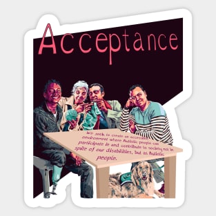Acceptance Poster Sticker